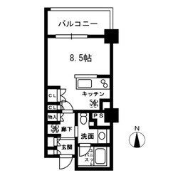 レジディア中落合の物件間取画像